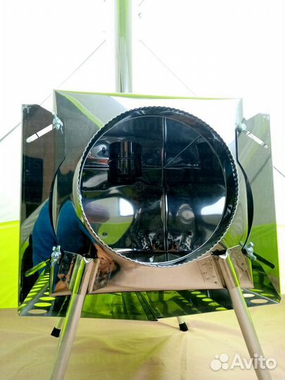 Печь туристическая Средняя на 30 л. c экранами с т