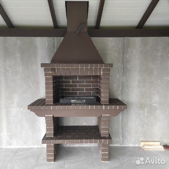 Печь барбекю / Мангал из кирпича