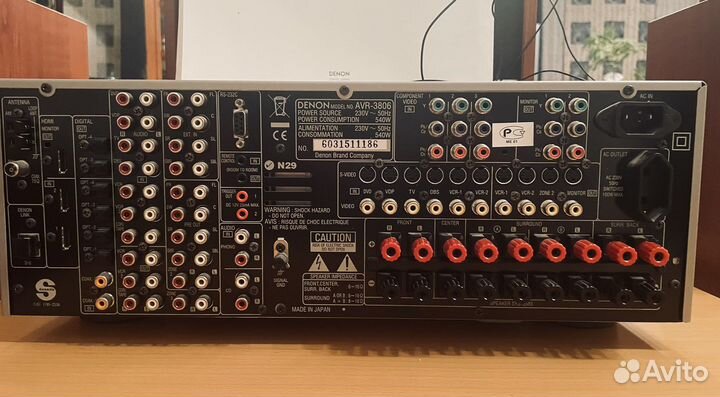 Ресивер Denon AVR-3806 + Акустика Jamo