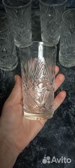 Хрустальные стаканы (бокалы) СССР