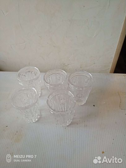 Хрустальные стаканы СССР