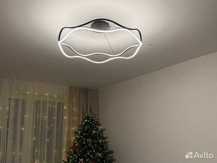 Люстра потолочная светодиодная с пультом