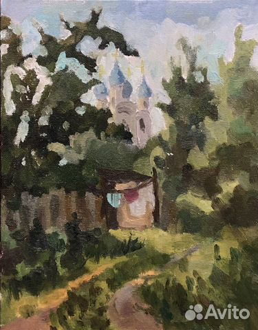 Картина маслом на холсте пейзаж