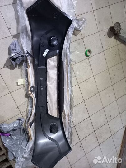 Бампер Renault sandero 1 (покрашен)