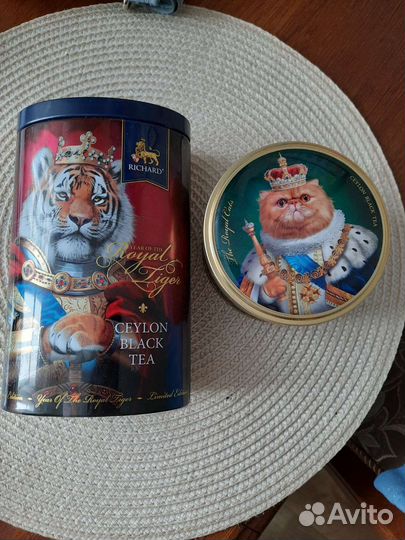 Банки жестяные от чая