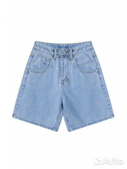 Джинсовые шорты длинные