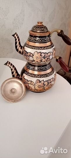 Набор турецких чайников Чайданлык для варки чая
