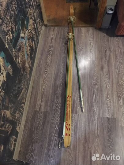 Беговые лыжи деревянные СССР