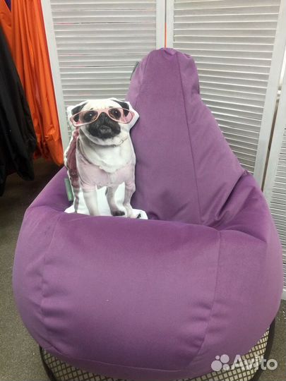 Кресло Мешок груша Велюр