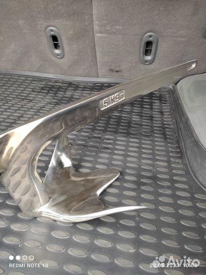 Якорь Брюса 5 кг. Нержавейка. Новый