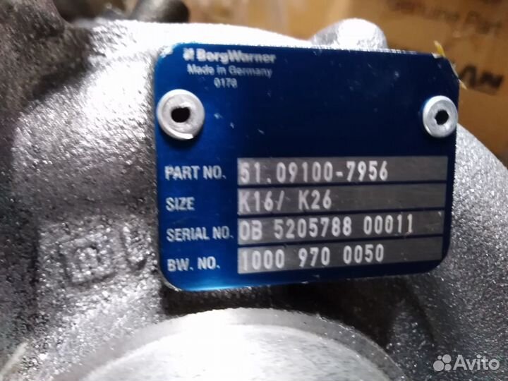 Турбокомпрессор MAN