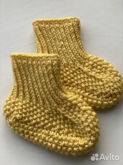 Носки ручной вязки детские