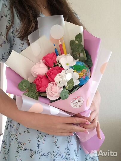 Мыльные букеты на последний звонок и выпускной