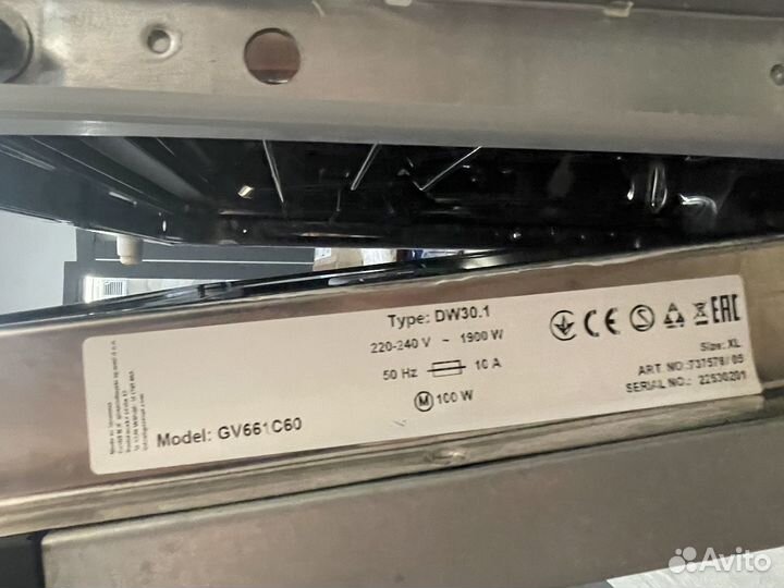 Посудомоечная машина gorenje GV661C60