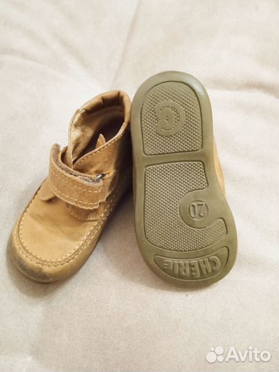 Ботинки детские кожаные размер 20