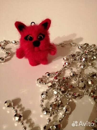 Валяная игрушка Котик