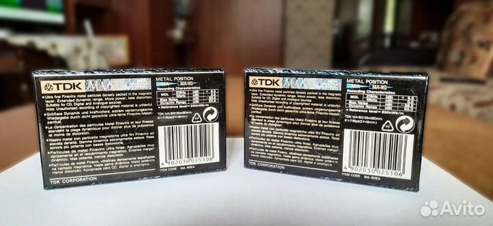 Аудиокассеты TDK MA 90