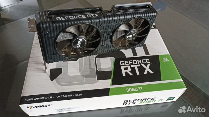 Видеокарта Palit GeForce RTX 3060 Ti Dual 8g