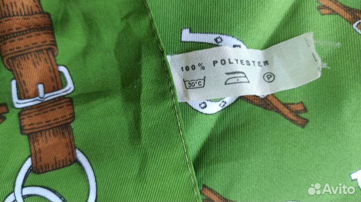 Платок Saint Michelle винтаж подковы жокейский