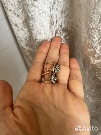 Серьги с бриллиантами СССР