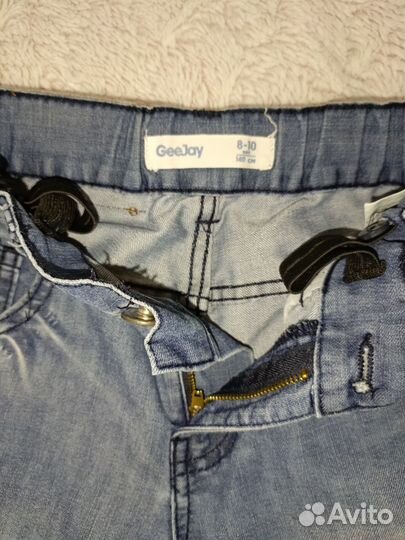 Шорты джинсовые 8-10 лет