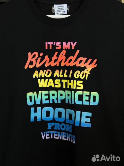 Футболка vetements