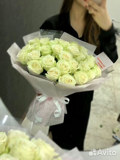 Букеты из 21, 31, 51, 101 розы