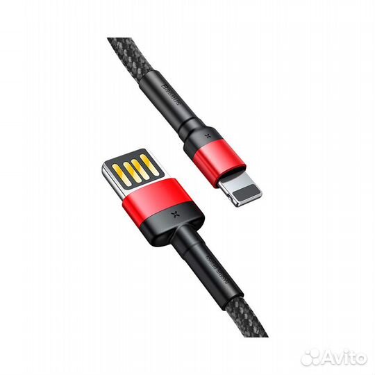 Кабель Baseus Cafule USB to Lightning (2.4A, 1м)