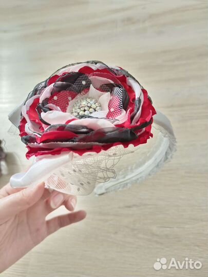 Ободок для волос ручной работы