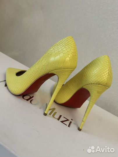 Желтые туфли 37 б/у