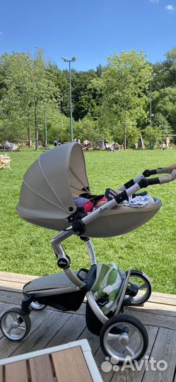 Детская коляска 2 в1 Mima Xari argento