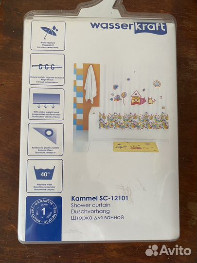 Штора для ванной 180*240 Германия