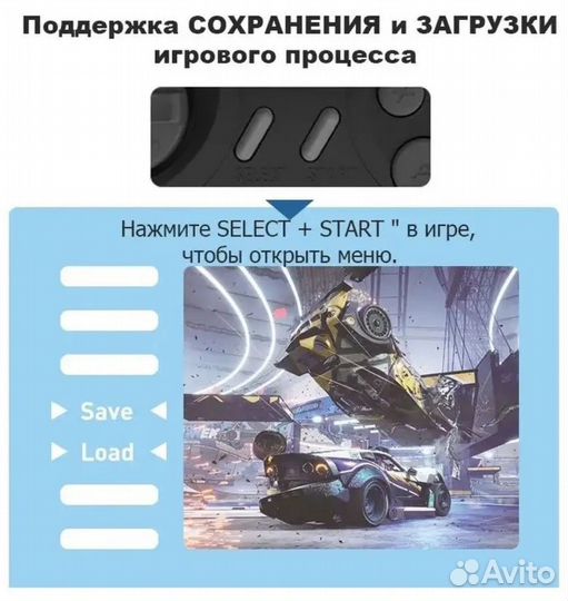 Приставка Sega беспроводная игровая консоль