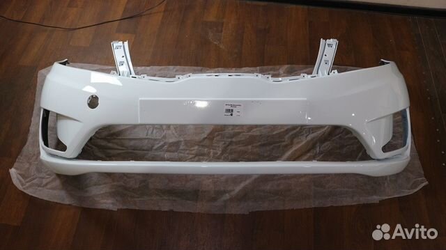 Бампер Киа Рио 3 Белый цвет