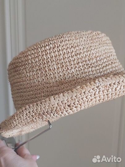 Шляпа Zara Испания оригинал соломенная р 56