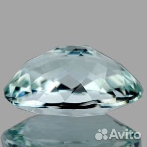 Аквамарин натуральный 1,92Ct 9х7мм VVS Sky Blue