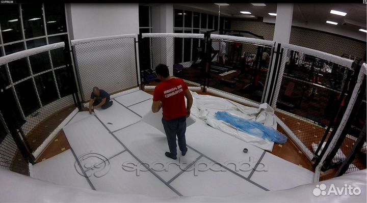 Ковер 3см для восьмиугольного ринга D-6.1м белый