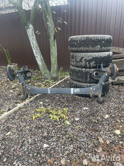 Задняя Балка на skoda fabia