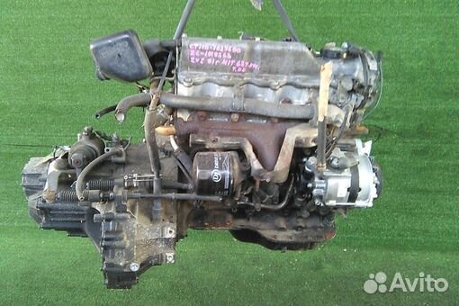 Двигатель в сборе двс toyota carina CT170 2C 1991