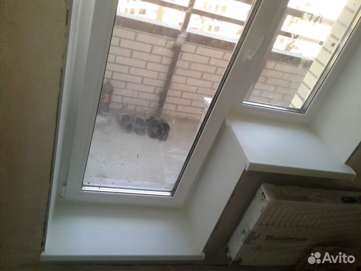 Монтаж откосов на окна,подоконников.Отделка окон