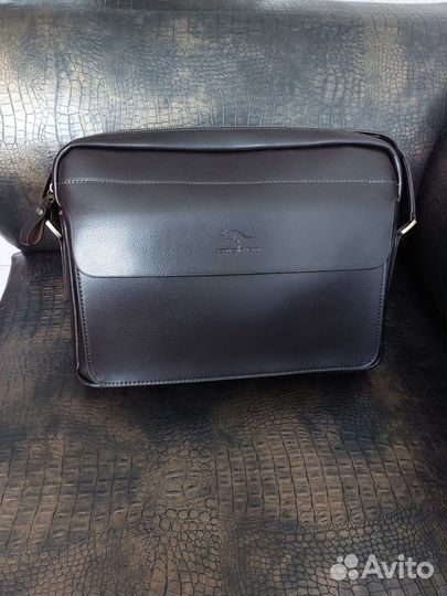 Сумка мужская, натуральная кожа, новая