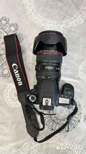 Зеркальный фотоаппарат canon eos 77 d и объектив