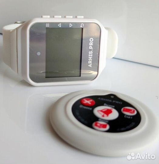 Беспроводная система/кнопка вызова персонала часы