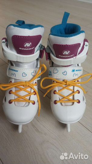 Коньки раздвижные 27-30 для девочки