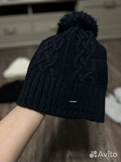 Шапка варежки шарф берет