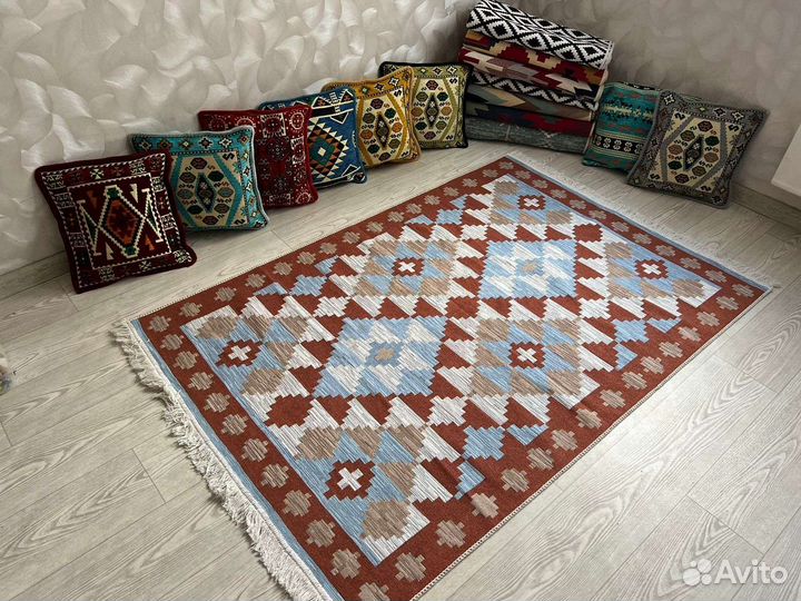 Ковры двусторонние сканди/турецкие килимы дорожки