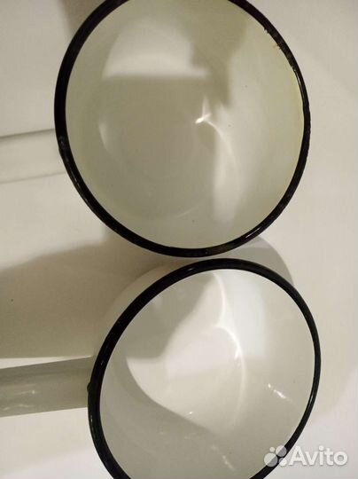 Ковшики эмалированные 2шт б/у