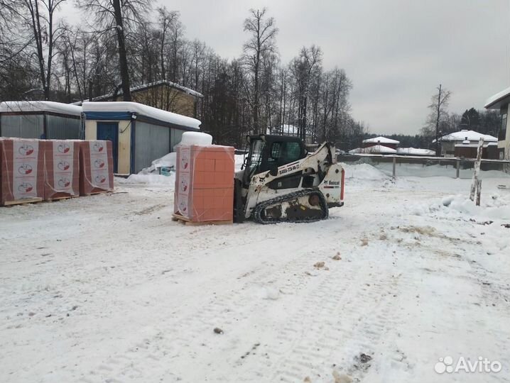 Аренда минипогрузчика бобкэт выравнивание участка