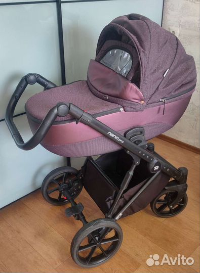 Коляска 2 в 1 Riko Nano Pro Plum (сливовый)