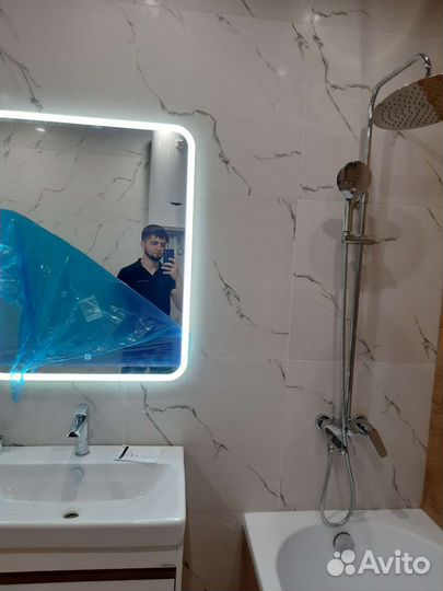 Ремонт квартира. Ванна туалет